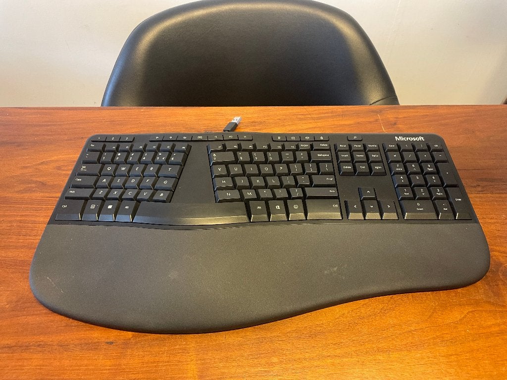 Microsoft Ergonomisch toetsenbord Keyboard, Gebruikt, Ergonomisch, Ophalen of Verzenden, Qwerty