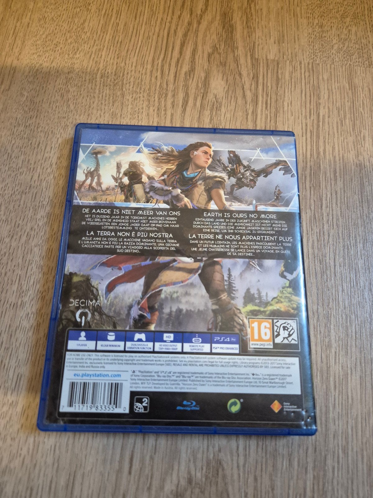 PS4 spel horizon zero dawn playstation 4, 1 speler, Ophalen of Verzenden