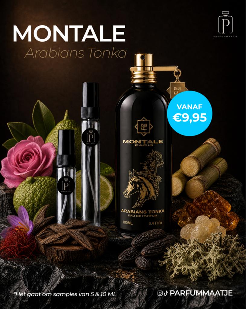 MONTALE Arabians Tonka samples te koop, Sieraden, Tassen en Uiterlijk, Uiterlijk | Parfum, Ophalen of Verzenden, Nieuw