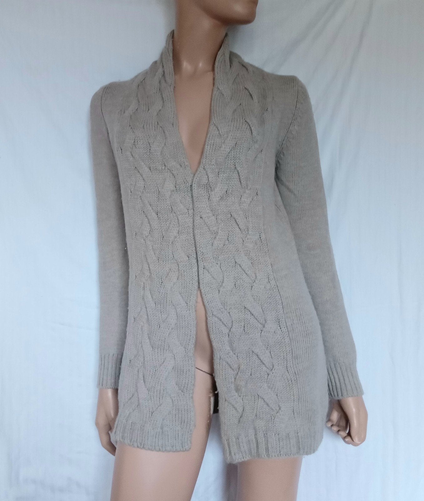PHILOSOPHY DI LORENZO SERAFINI Vest , Maat 38 , WOL, Ophalen, Zo goed als nieuw, Maat 38/40 (M), Grijs