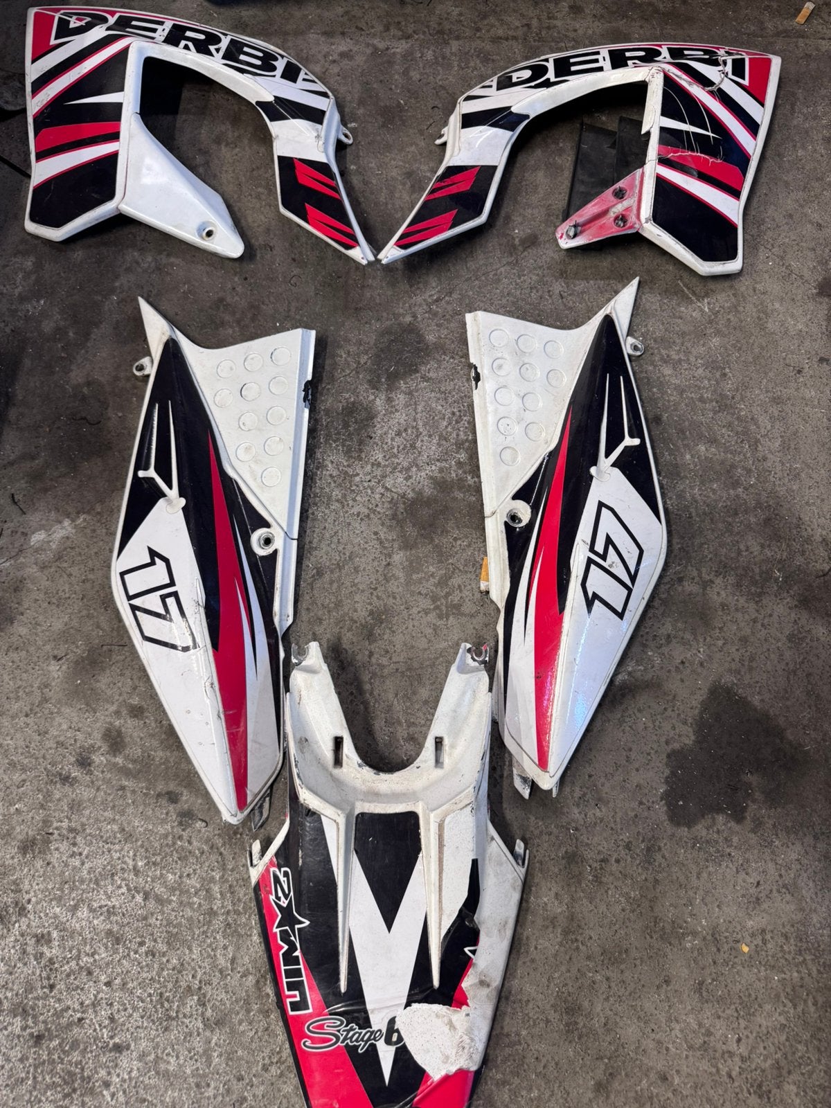 Kappenset derbi drd pro, Ophalen of Verzenden, Gebruikt, Kap