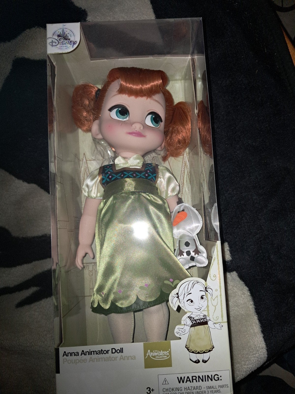 Disney Anna pop Frozen animated doll, Ophalen of Verzenden, Overige figuren, Nieuw, Beeldje of Figuurtje