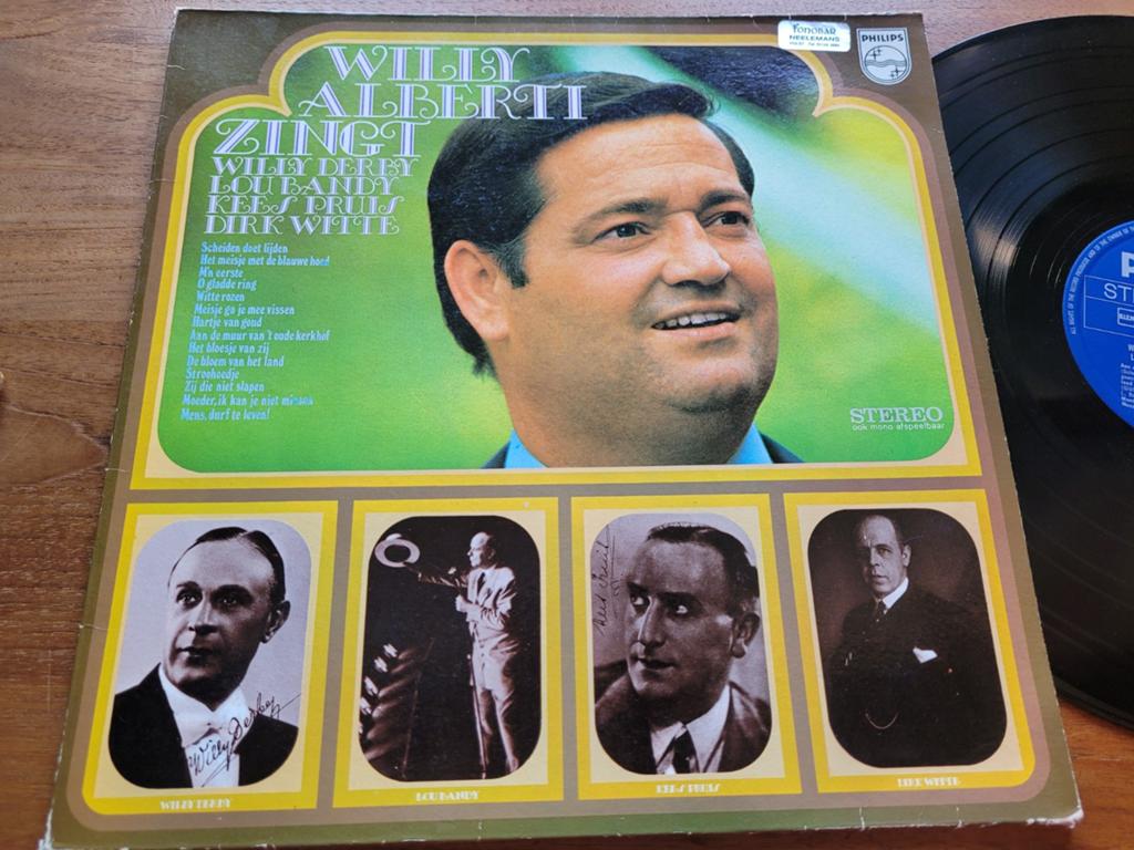 Willy Alberti Zingt - LP Vinyl (Philips Stereo), Gebruikt, Ophalen of Verzenden, 1970 - 1979, Inclusief binnenhoes