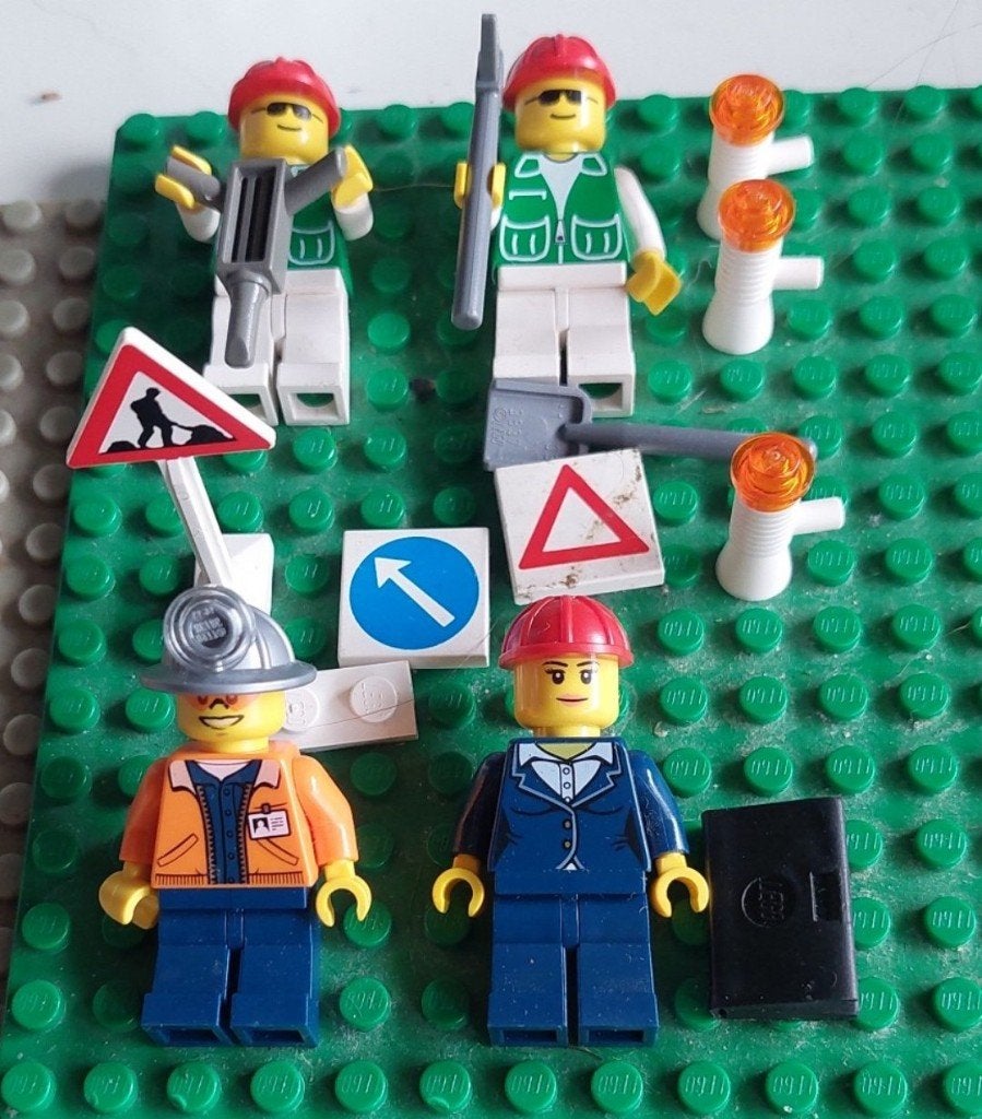 wegwerkers set, Kinderen en Baby's, City, Lego, Inclusief minifiguren, Ophalen of Verzenden