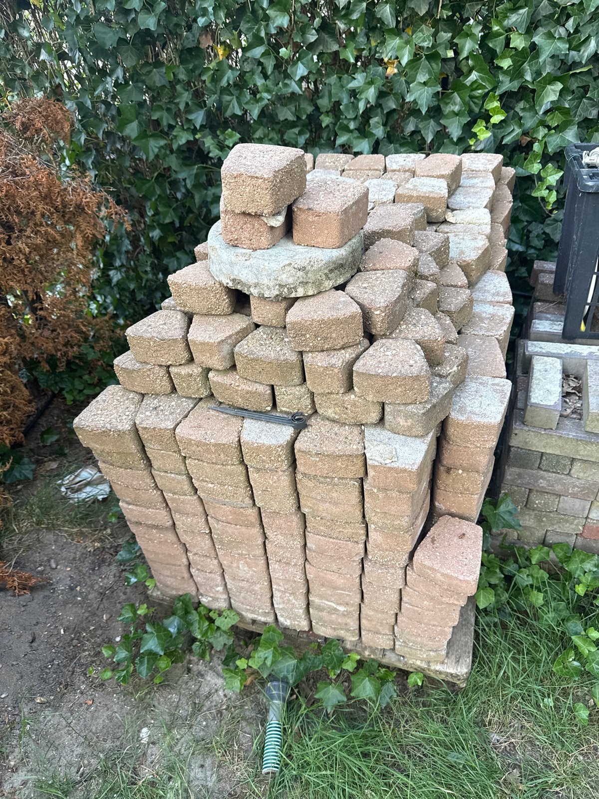 Gebruikte stenen, Tuin en Terras, Tegels en Klinkers, Gebruikt, Klinkers, Beton, 5 tot 10 m², Ophalen