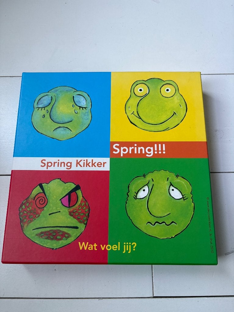 Spring kikker spring | educatief spel over emoties, Een of twee spelers, Ophalen of Verzenden, Zo goed als nieuw, Onbekend