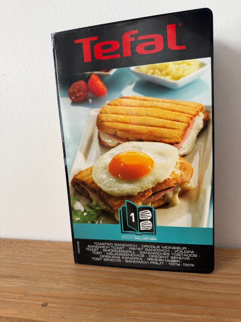 Tefal Snack Collection nr 1 Sandwich Toast tosti uitneembaar, Verzenden, Vaatwasmachinebestendig, Zo goed als nieuw