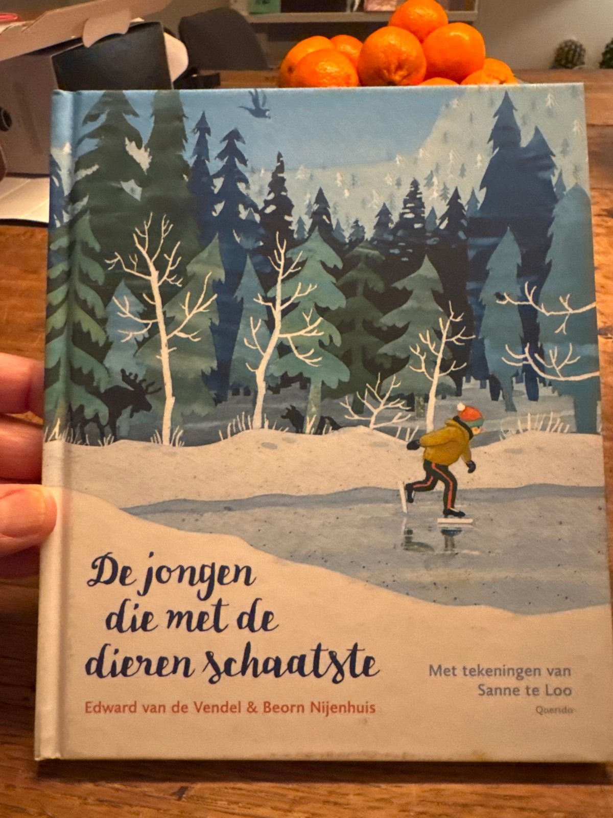 De jongen die met de dieren schaatste - Edward van de Vendel, Ophalen of Verzenden, Zo goed als nieuw, Fictie algemeen