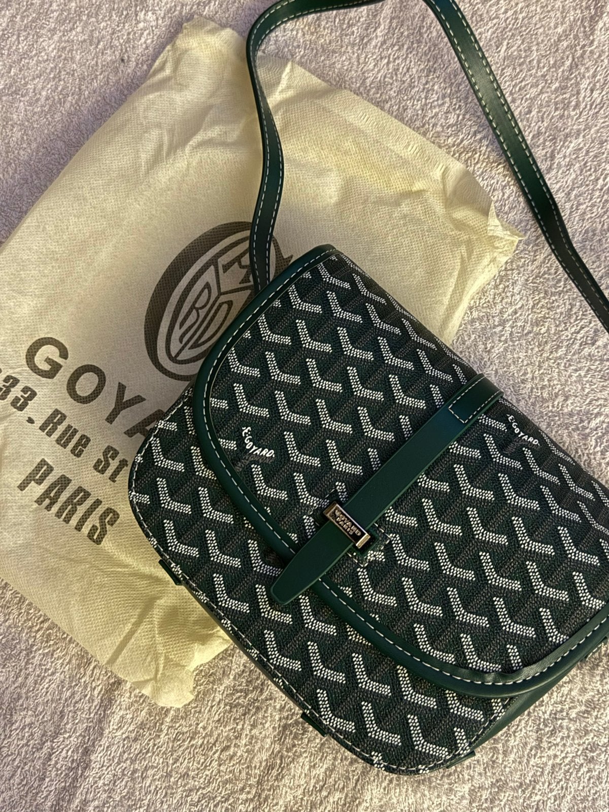 Goyard Belvédère PM schoudertas, Sieraden, Tassen en Uiterlijk, Tassen | Schoudertassen, Overige merken, Nieuw, Ophalen of Verzenden