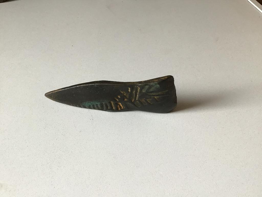 Bronzen sculptuur, Antiek en Kunst, Kunst | Beelden en Houtsnijwerken, Minder dan 20 cm, Handgemaakt, Brons, Abstract