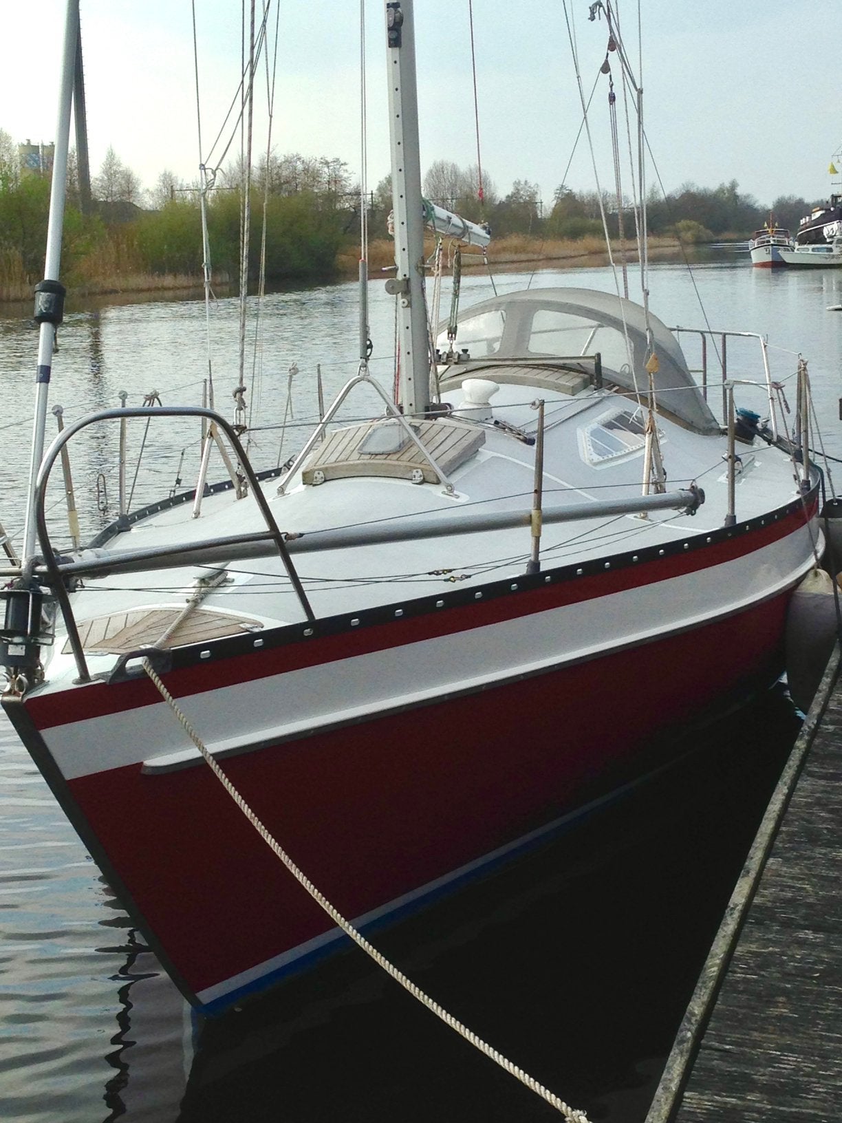 One off zeilboot 8,5x3,00x1,45 met veel toebehoren., Watersport en Boten, Kajuitzeilboten en Zeiljachten, 8 pk, Overige merken
