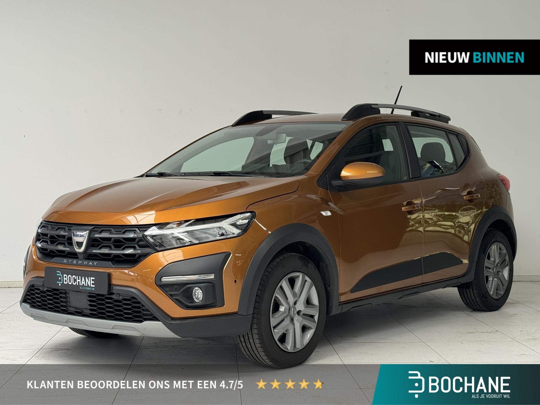 Dacia Sandero Stepway 1.0 TCe 100 Bi-Fuel Comfort | Trekhaak, Auto's, Gebruikt, Overige kleuren, Met garantie (alle), 610 kg