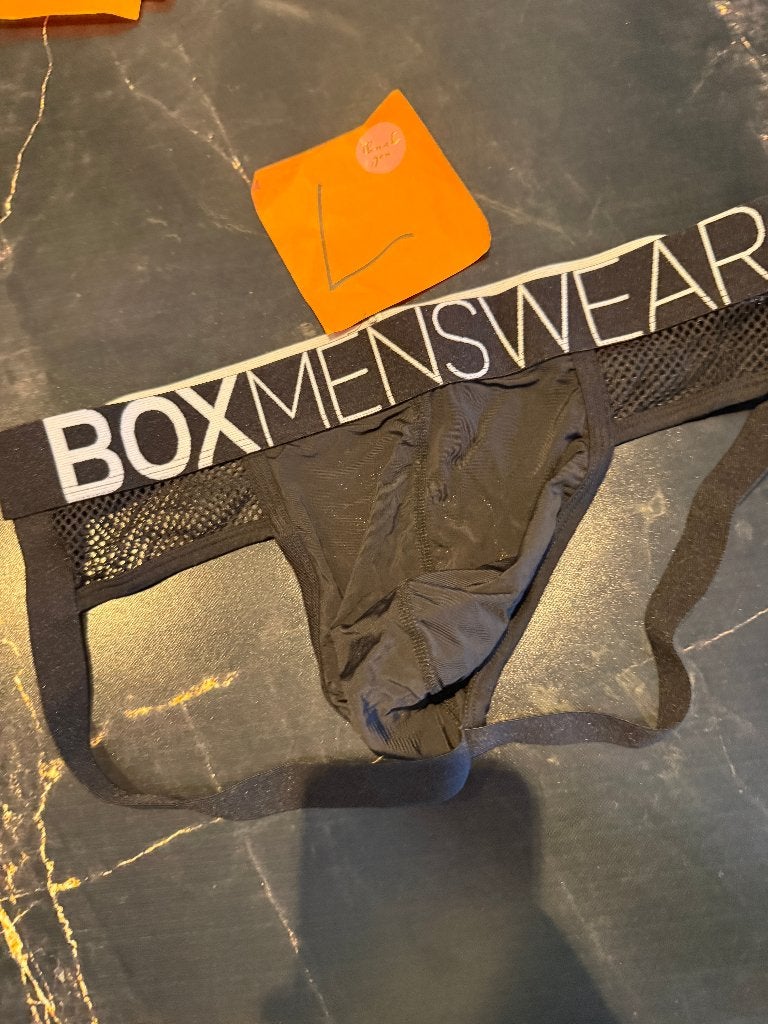 Box Menswear nylon jock, maat L, zwart, Ophalen of Verzenden, Zwart, Slip