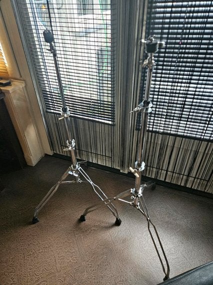 2 Premier Tristar cymbal stands, Ophalen of Verzenden, Gebruikt, Instrumentstandaard, Drums of Percussie