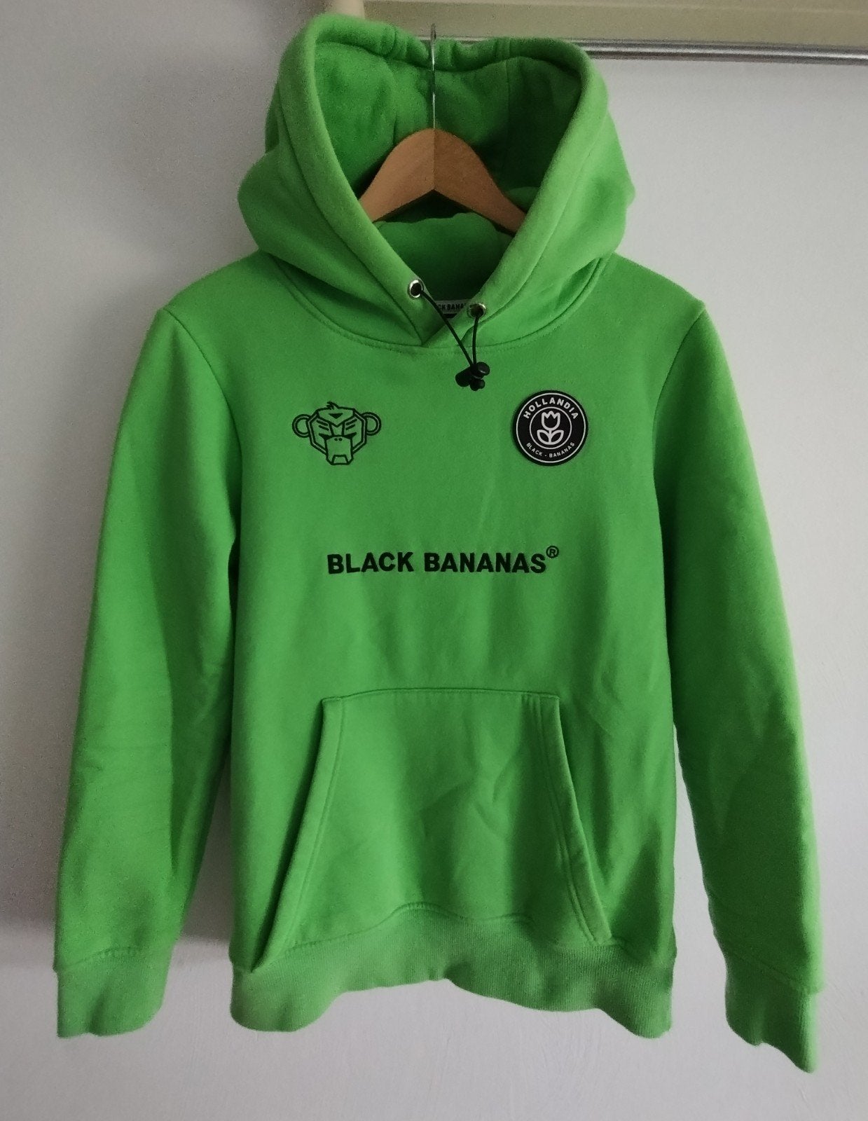 Black Bananas Hollandia Hoodie - Neon Groen, Ophalen of Verzenden, Zo goed als nieuw, Black Bananas