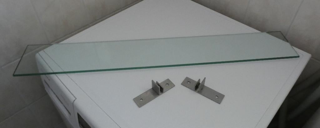 Glazen Ikea Planchet 80 cm, Ophalen, Gebruikt, Overige typen