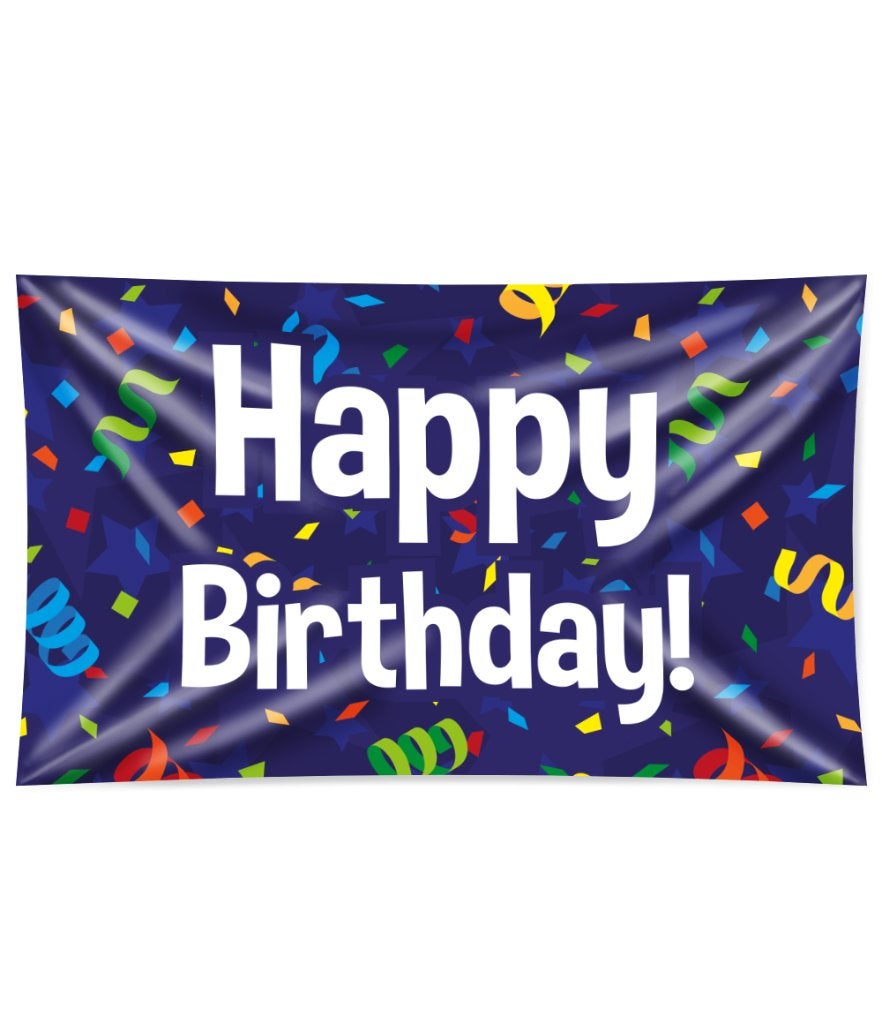 Gevelvlag happy birthday (7036134), Versiering, Info@all4funbaarlo.nl, BAARLO LB, Verjaardag