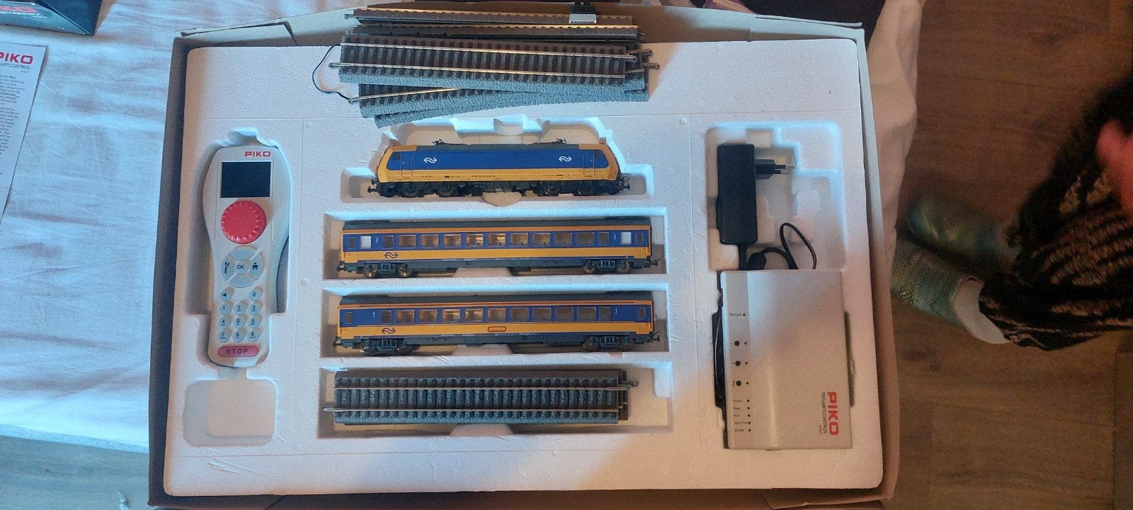 Grote collectie modeltreinen, rails en toebehoren, Ophalen, Gelijkstroom of Wisselstroom, Analoog, Piko