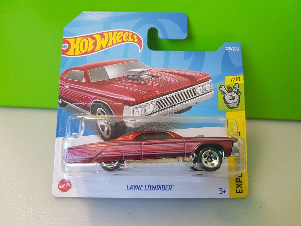 Hotwheels - Layin' Lowrider [rood] 1/64 MIB, Ophalen of Verzenden, Nieuw, Auto