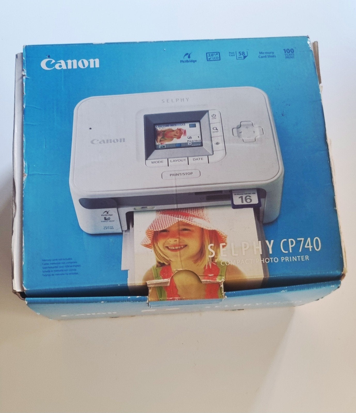 Fotoprinter Canon SELPHY – Inclusief Cartridge + Papier, Ophalen of Verzenden, Zo goed als nieuw