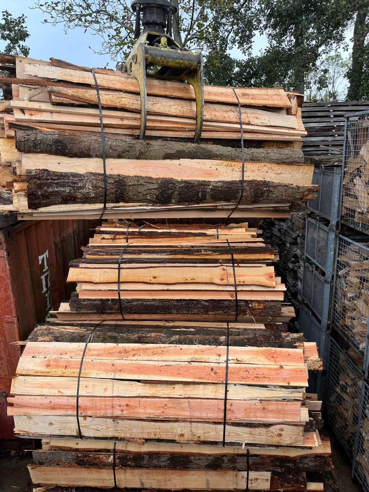 Douglas bundels versgezaagd, Tuin en Terras, Haardhout, Ophalen