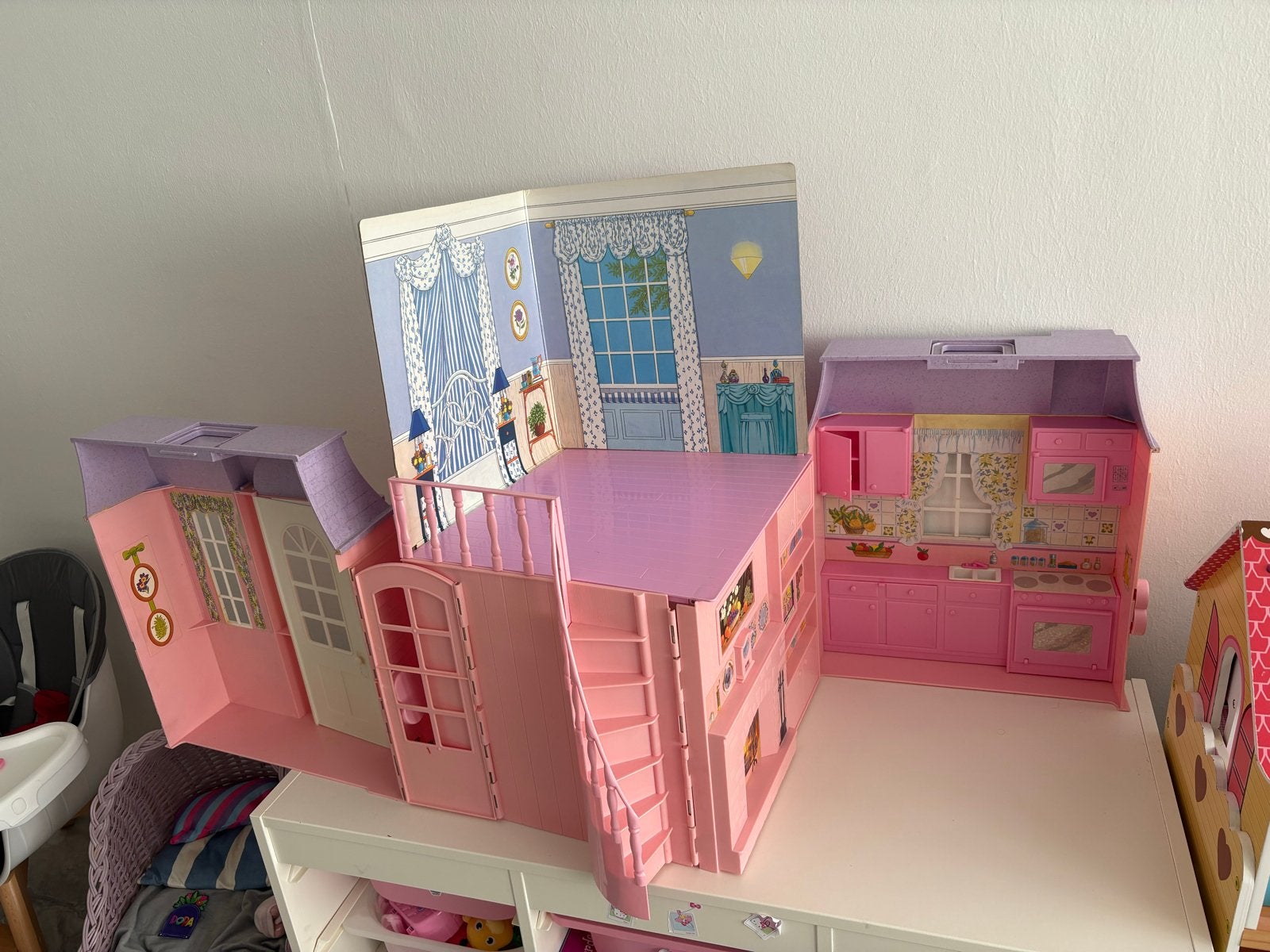 Poppenhuis/ Barbie Huis - Uitklapbaar, Ophalen, Gebruikt, Barbie