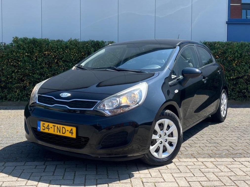 KIA Rio 1.1 CRDi 75pk Eco Dynamics 5D Comfort Pack, Auto's, Voorwielaandrijving, Gebruikt, Zwart, 1120 cc