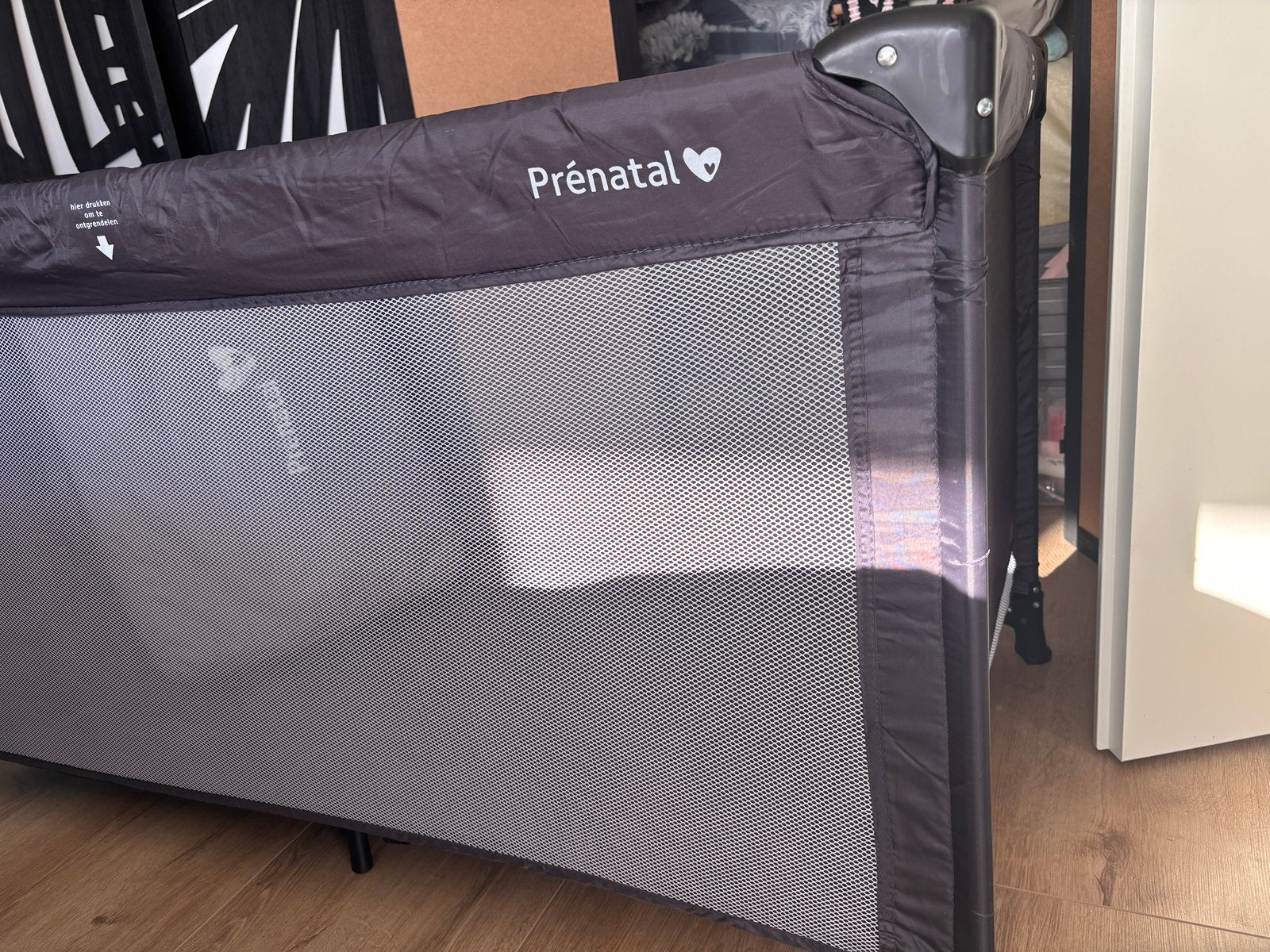 Campingbed prenatal incl matras, Ophalen, Zo goed als nieuw, Reisbedje