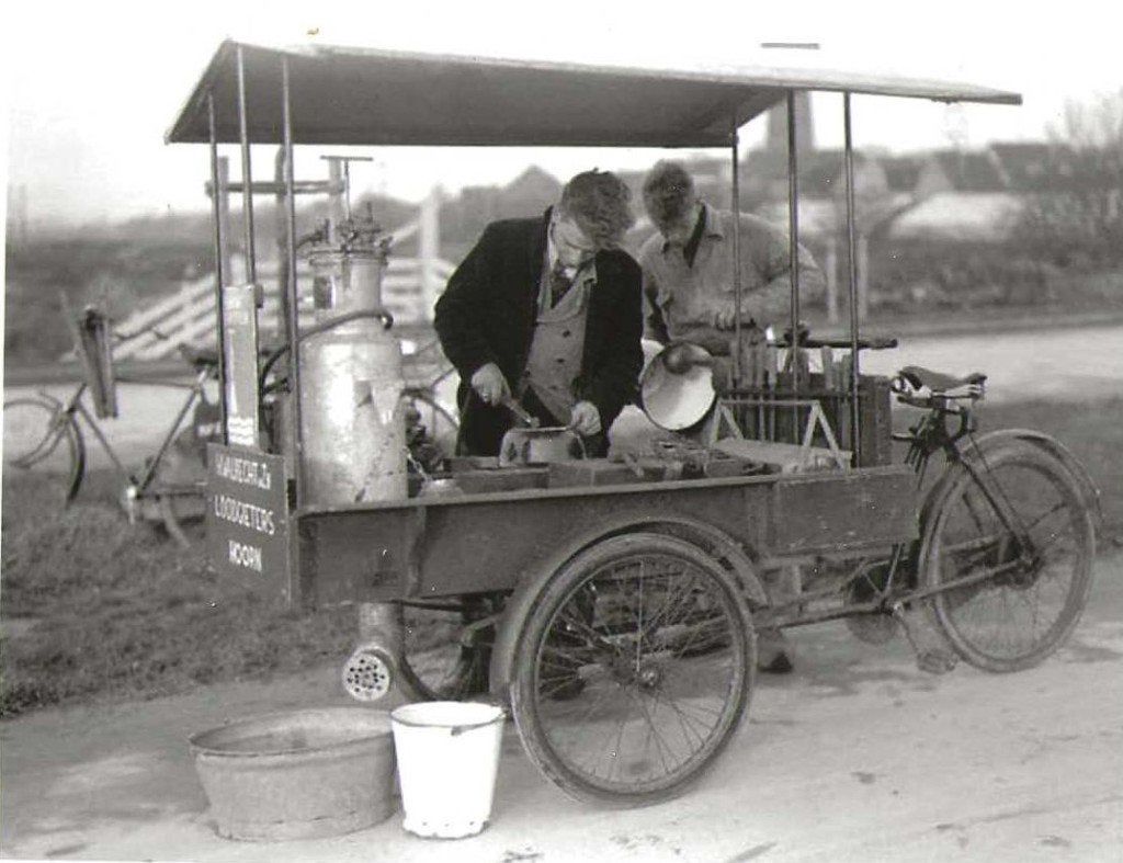 Hoorn- Vervoer-Beroepen-vervoer-62  Loodgieter, Verzamelen, Verzenden, 1980 tot heden, Foto, Nieuw