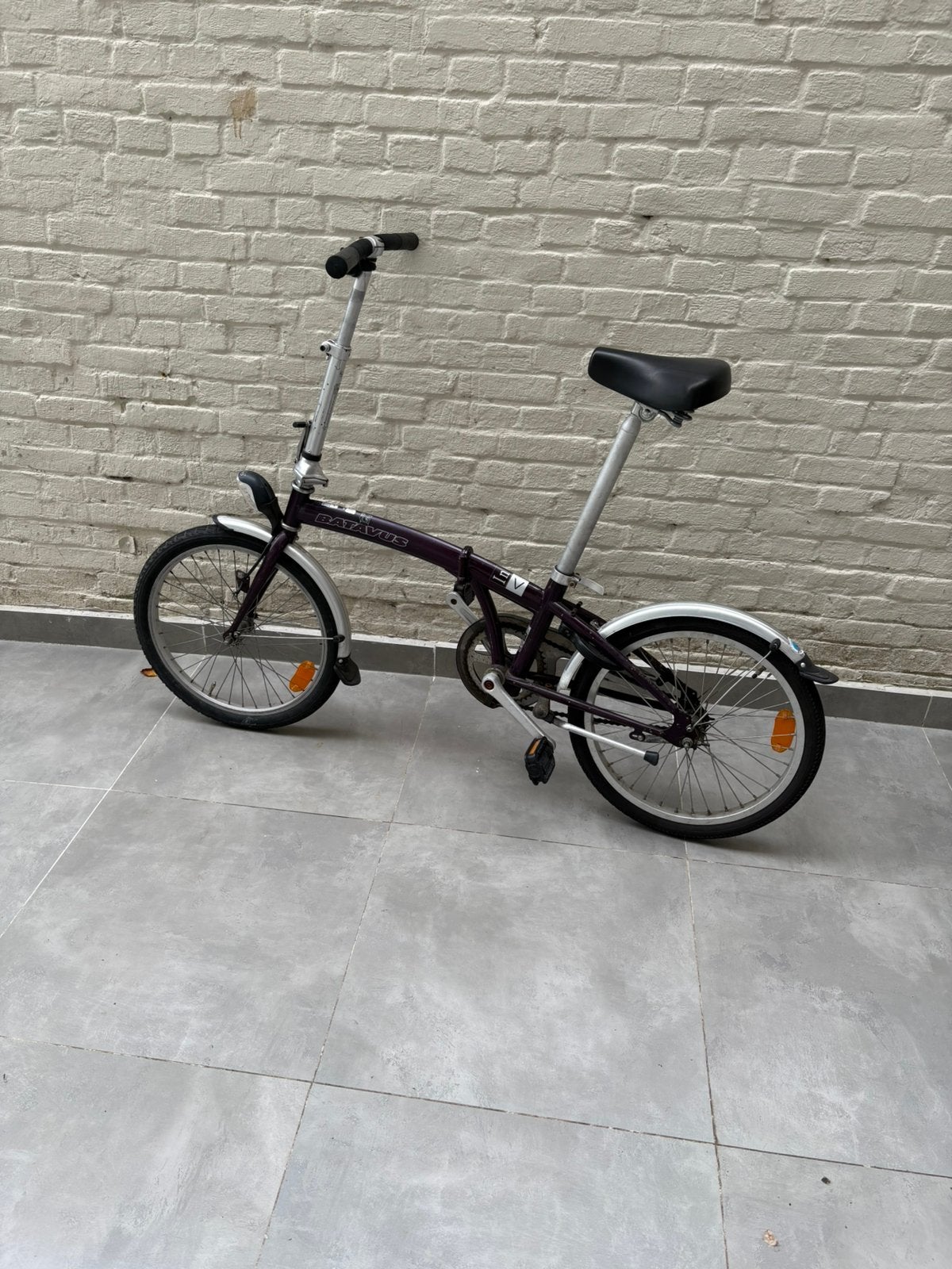 Batavus intro versa vouwfiets, Fietsen en Brommers, Ophalen, Batavus, Zo goed als nieuw, Terugtraprem