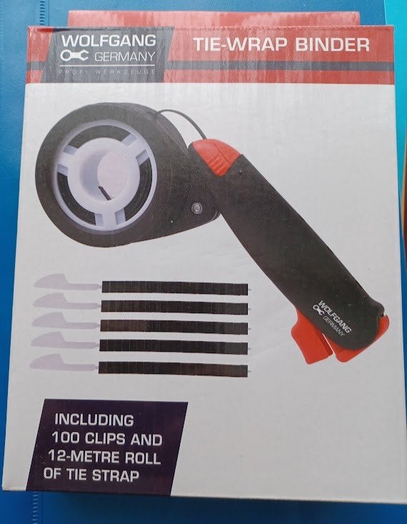 Wolfgang – Kabelbinder – incl. 100 clips, Verzenden