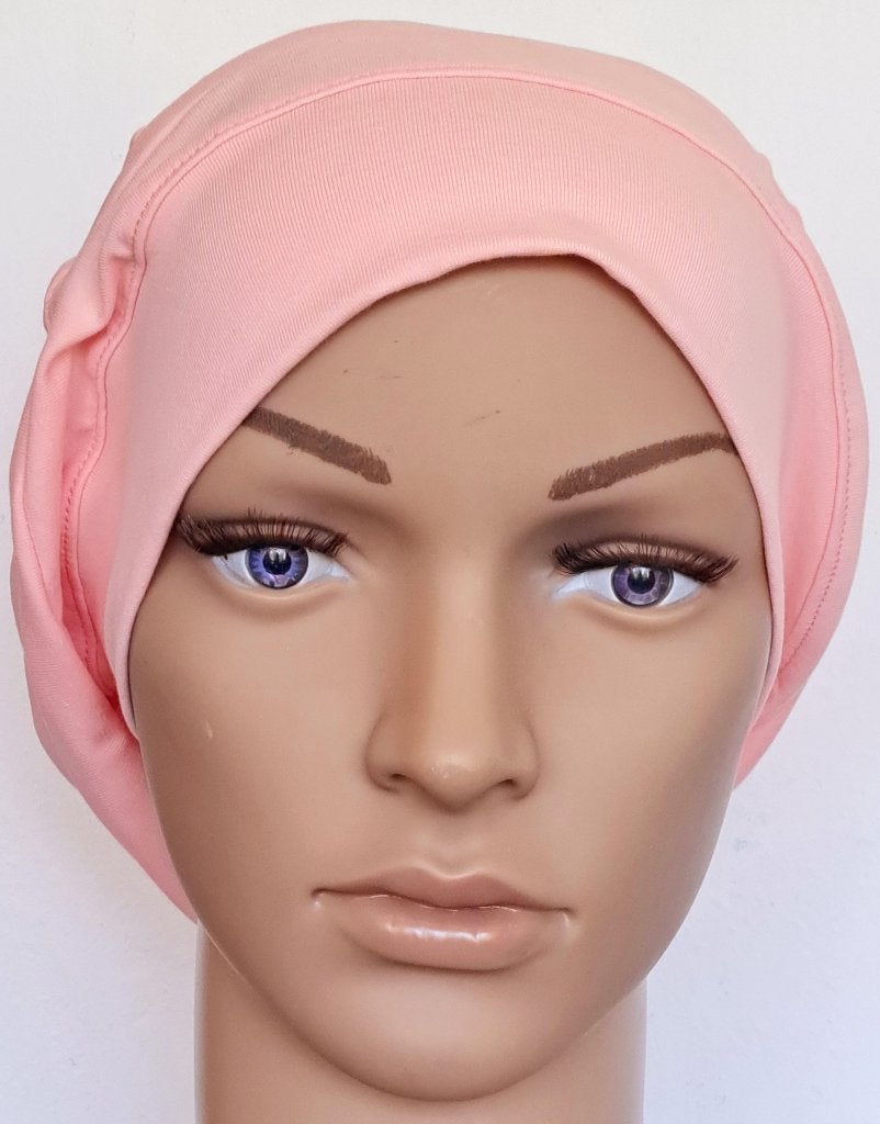 Chemo/haarverlies tricot muts no 20. Lichtzalm., Kleding | Dames, Mutsen, Sjaals en Handschoenen, Ophalen of Verzenden, Nieuw