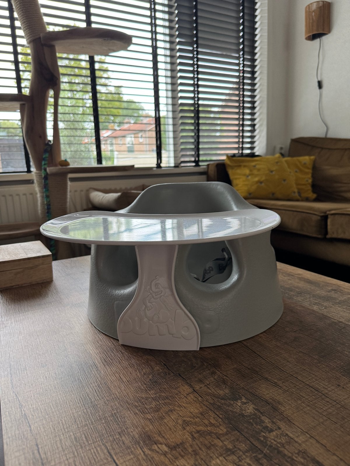 Bumbo floorsit + tafelblad, Ophalen of Verzenden, Gebruikt, Overige typen, Afneembaar eetblad
