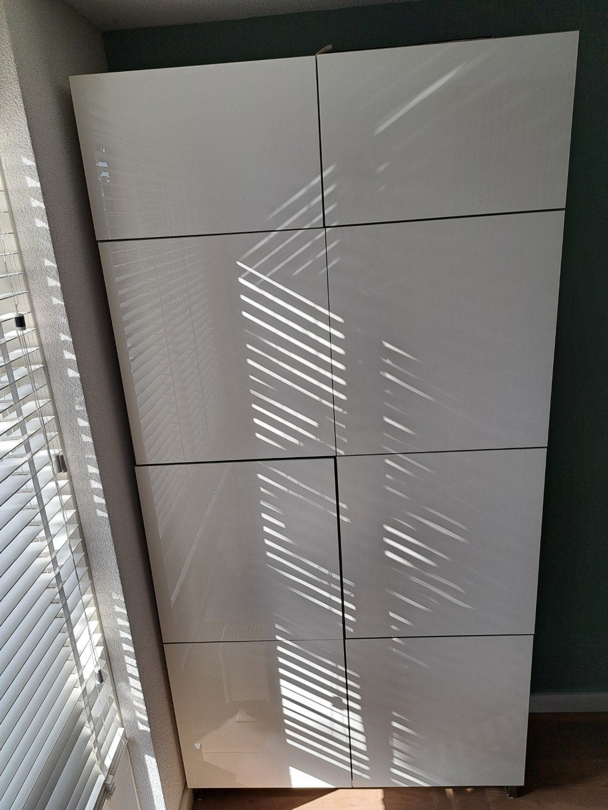 IKEA Bestå hoogglans witte kast, Ophalen, Zo goed als nieuw
