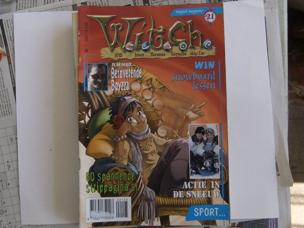 W.I.T.C.H. magazine nr 21, Eén stripboek, Verzenden, Gelezen