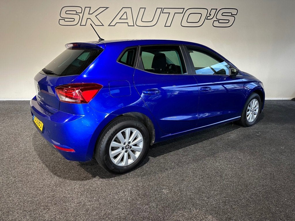 Seat IBIZA 1.0 TSI ST. LTD ED. l NAP l PDC l CRUISE l CLIMA, Euro 6, 95 pk, Met garantie (alle), Blauw