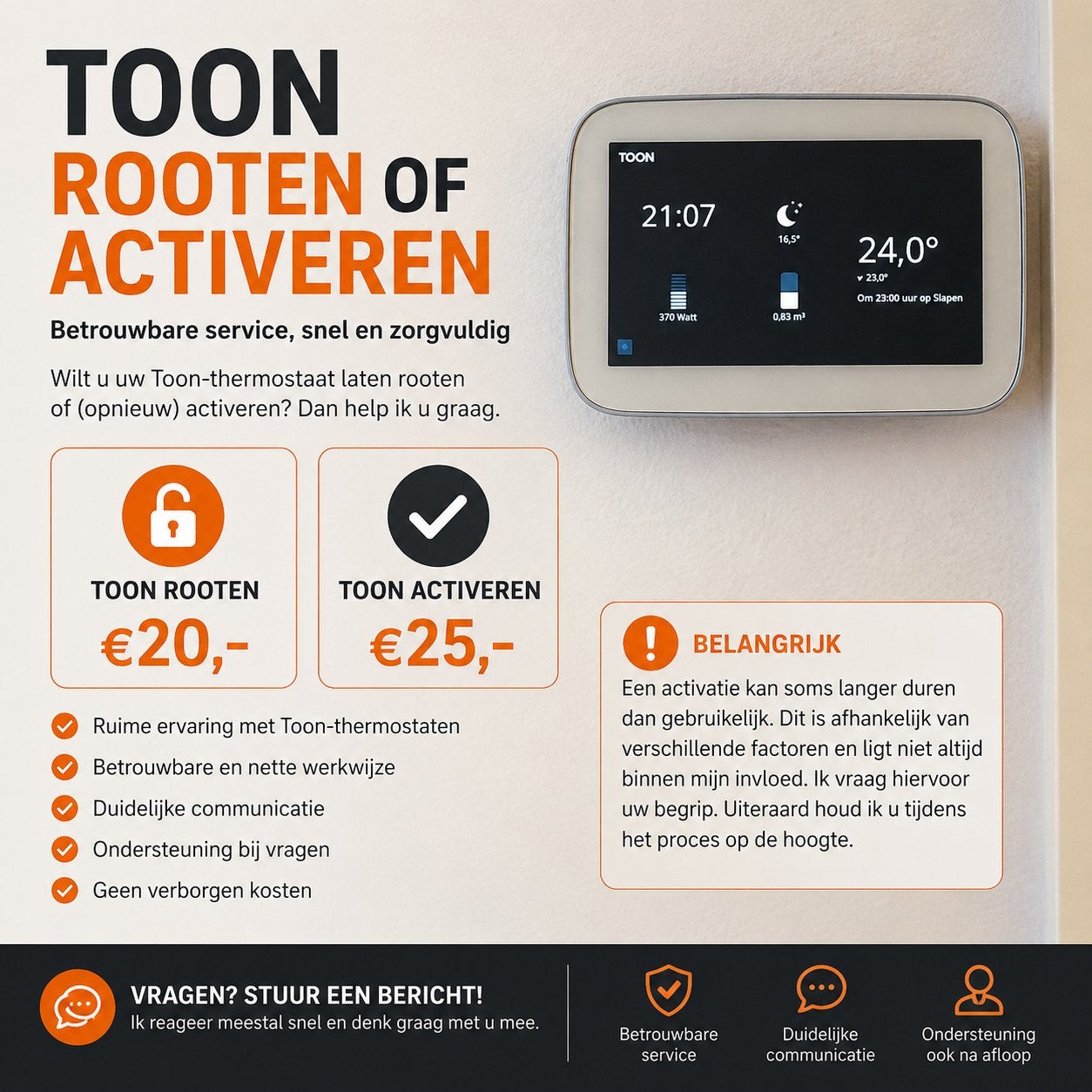 Toon Rooten of Activeren – Betrouwbare Service, Ophalen of Verzenden, Zo goed als nieuw