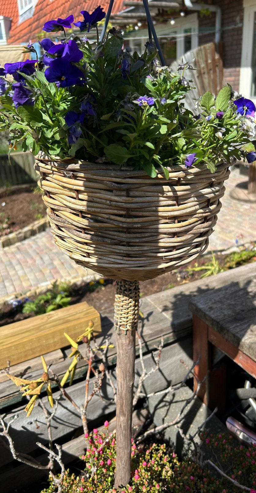 Bloembakken op stok rond tuinsteker plantenbak 3 voor €25, Tuin en Terras, Ophalen, Rond, Zo goed als nieuw, Tuin