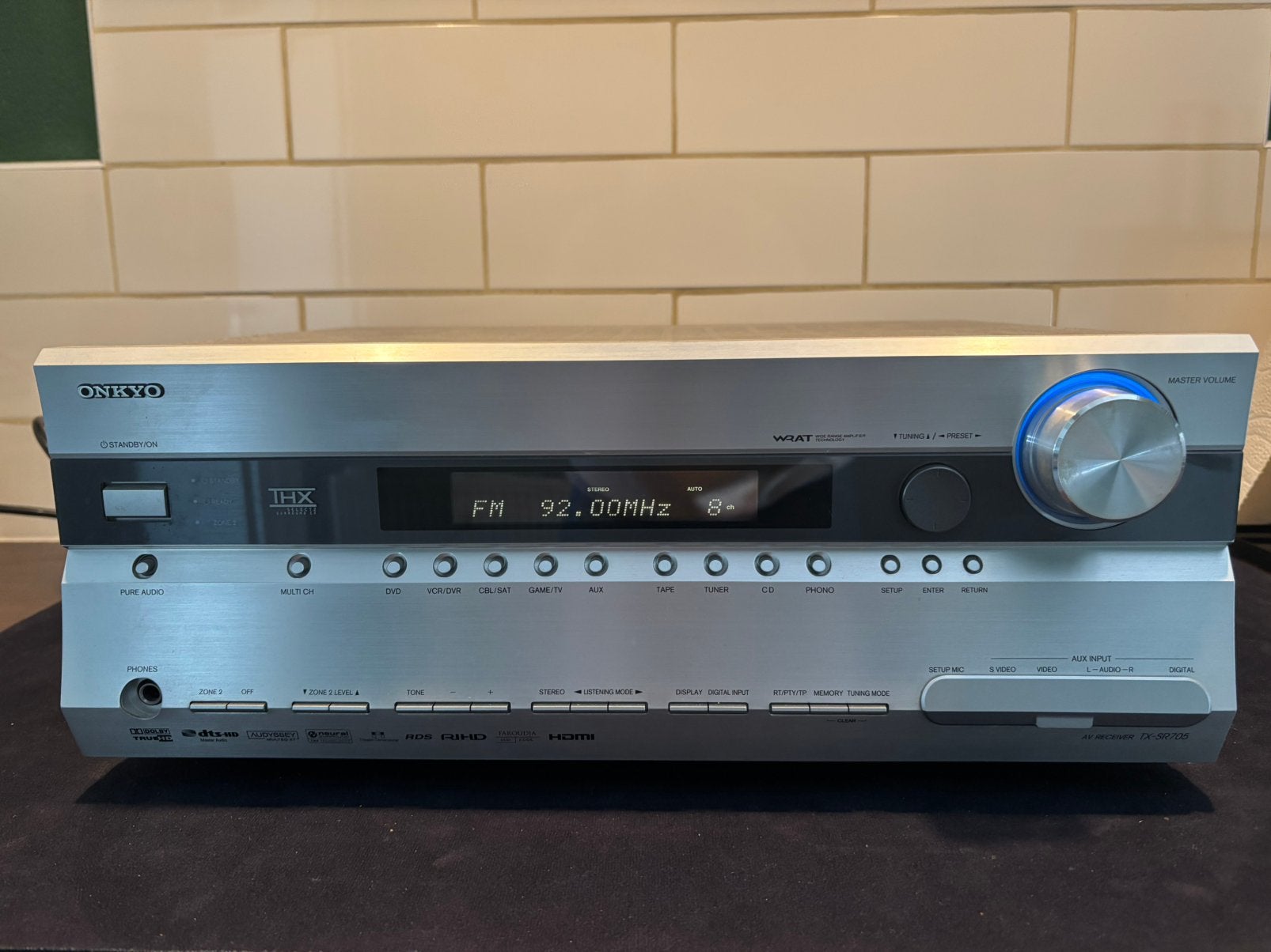 Onkyo receiver tc-sr705, Ophalen of Verzenden, Gebruikt