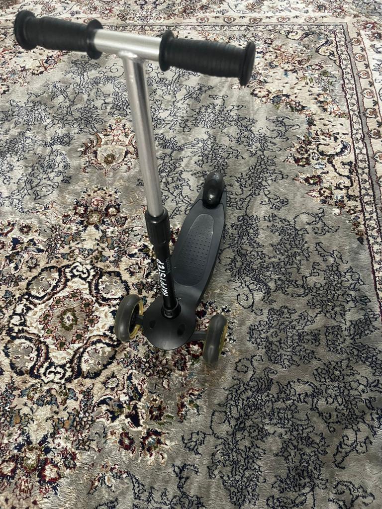 Happystep driewieler step met LED wielen, Ophalen of Verzenden, Gebruikt, Gewone step
