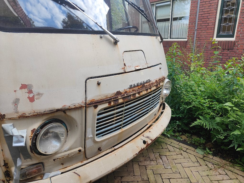 Peugeot J7 grill jaar 1968, Gebruikt, Voor, Ophalen of Verzenden, Bumper