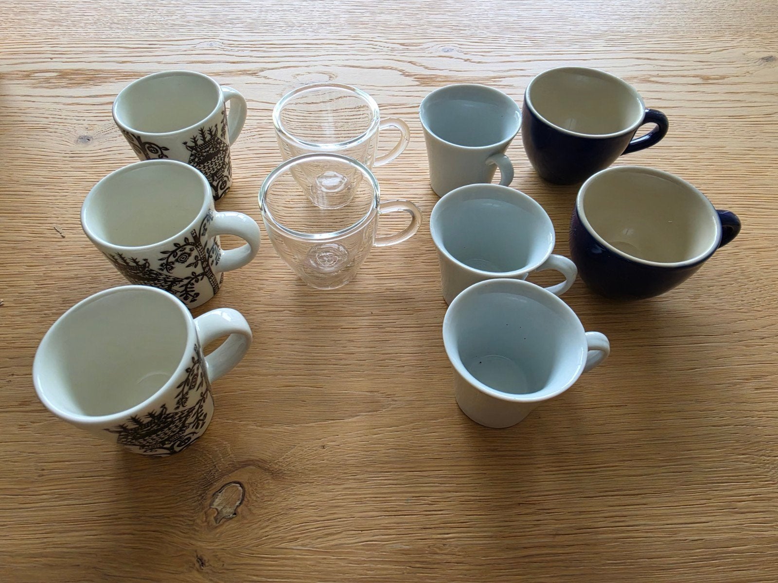 kleine  kopjes espresso amuse kerst, Ophalen of Verzenden, Overige stijlen, Kop(pen) en/of Schotel(s)