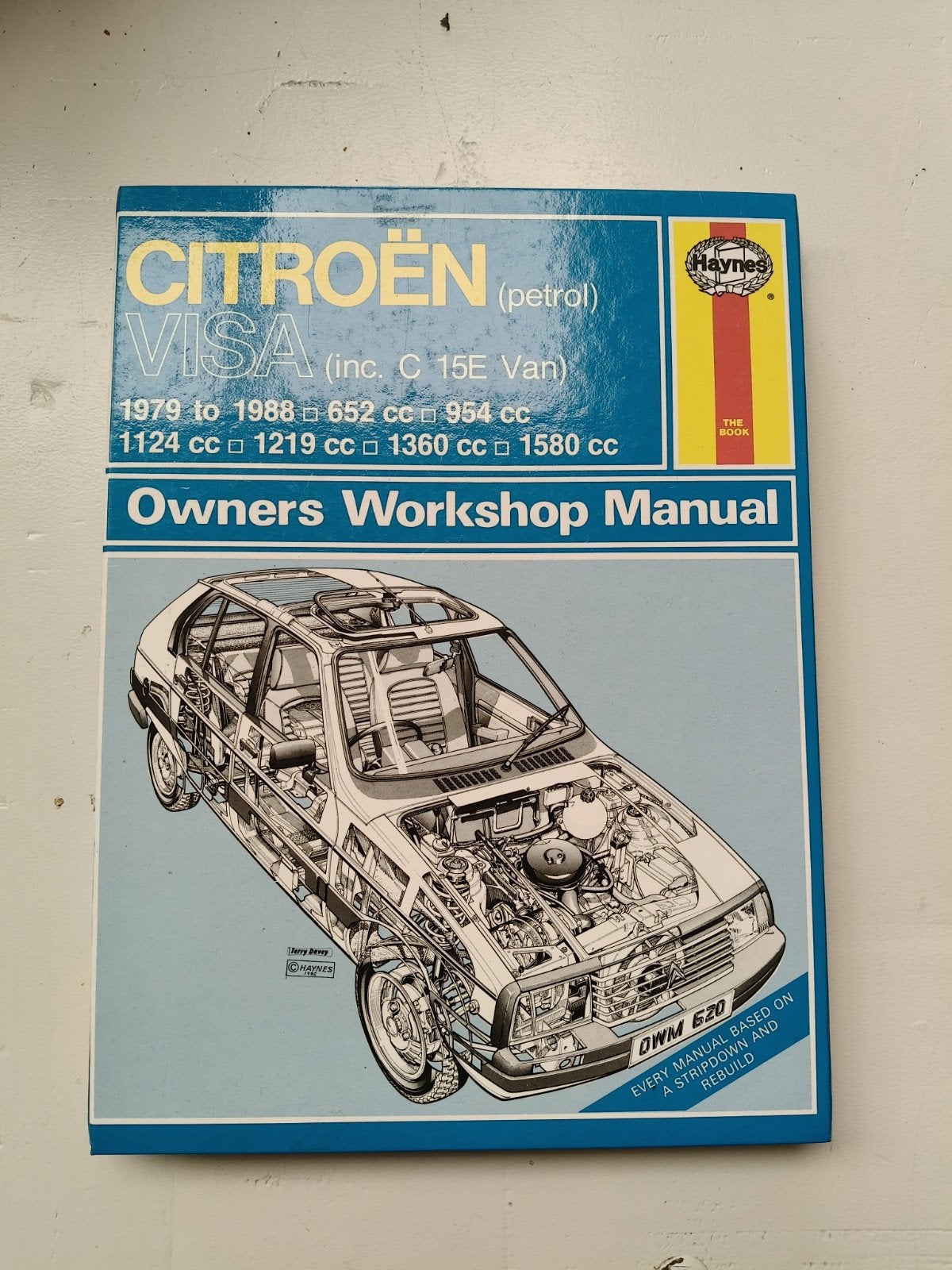 Haynes Werkplaatshandboek Citroën Visa (Benzine), Ophalen of Verzenden, Gelezen, Citroën, Haynes