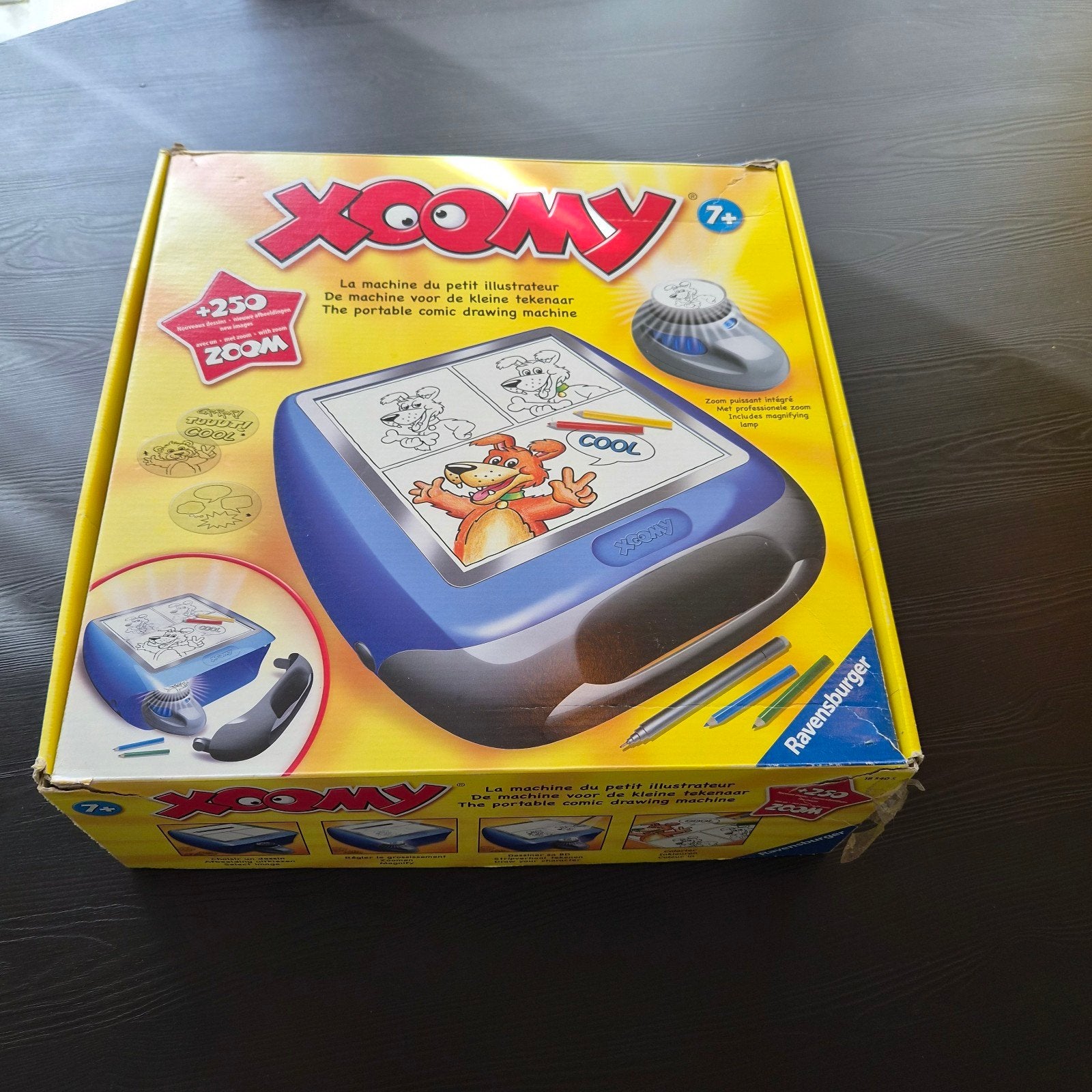 Ravensburger Xoomy tekentafel met veel sjablonen, Ophalen, Gebruikt, Knutselen, Met licht