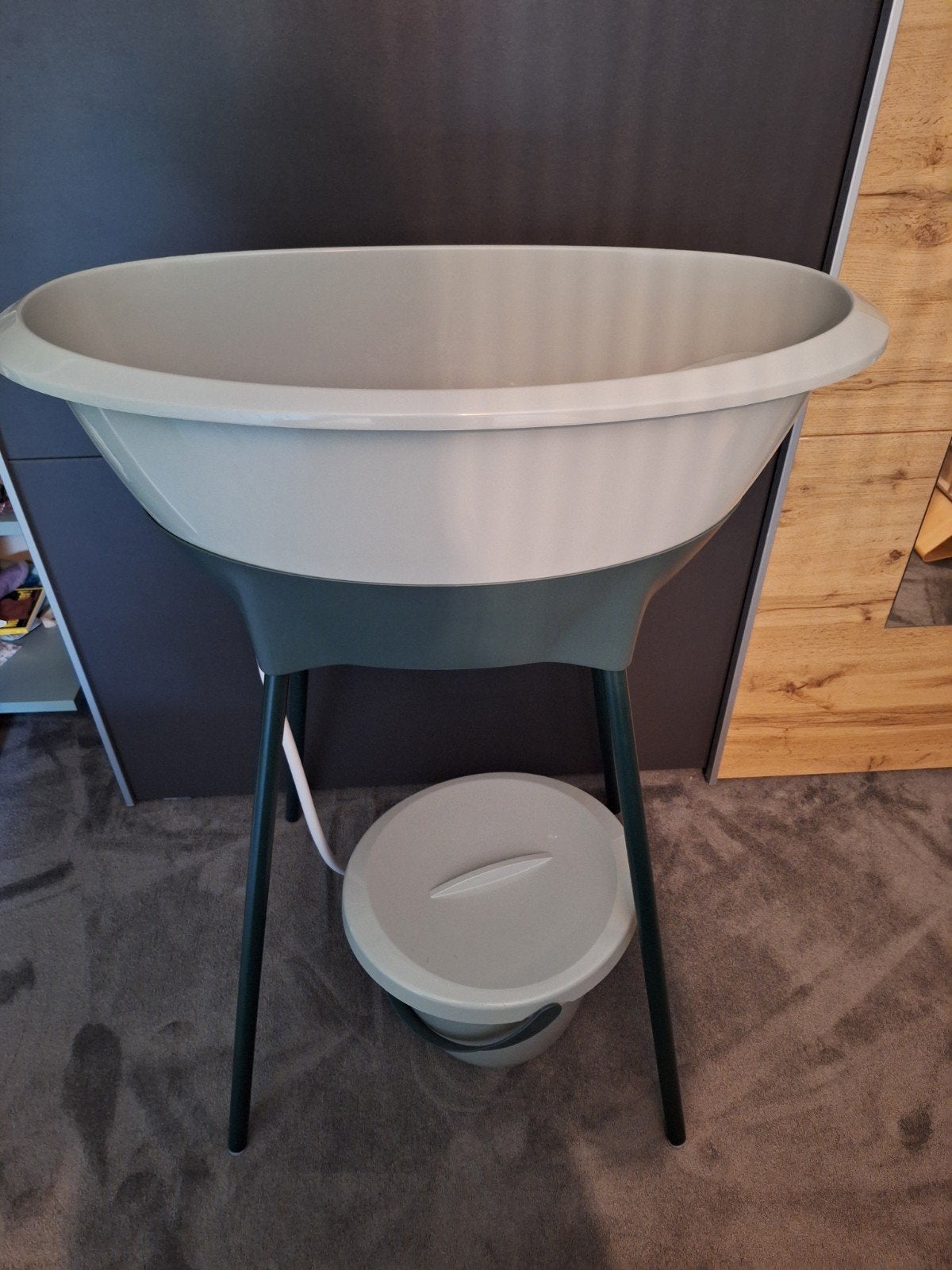 Luma baby badset sage green, Kinderen en Baby's, Ophalen, Zo goed als nieuw, Badje, Overige merken