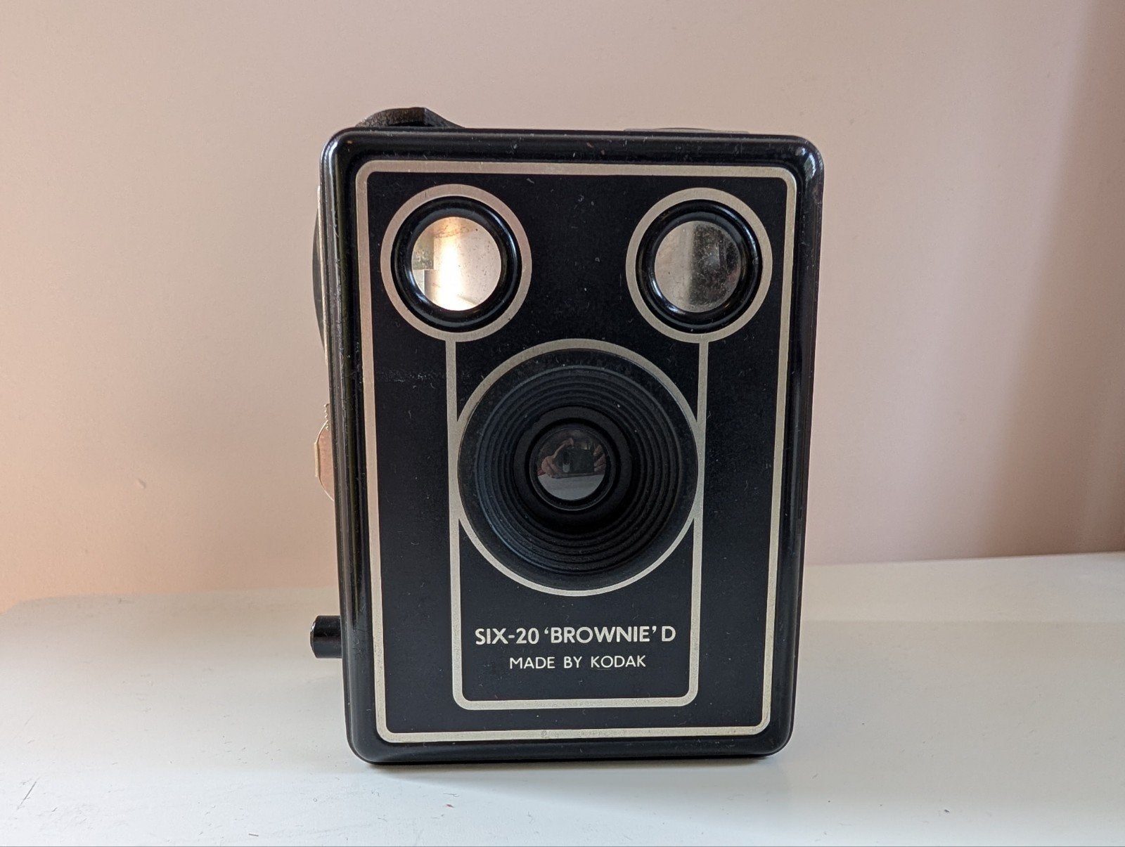 Kodak Six-20 Brownie D vintage fotoapparaat, Ophalen of Verzenden, 1940 tot 1960, Fototoestel