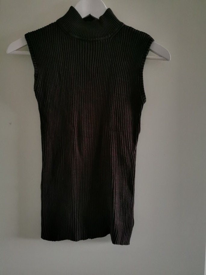 Les Bleus Bruine mouwloze top 100% zijde XL, Kleding | Dames, Bruin, Maat 46/48 (XL) of groter, Ophalen of Verzenden, Zo goed als nieuw