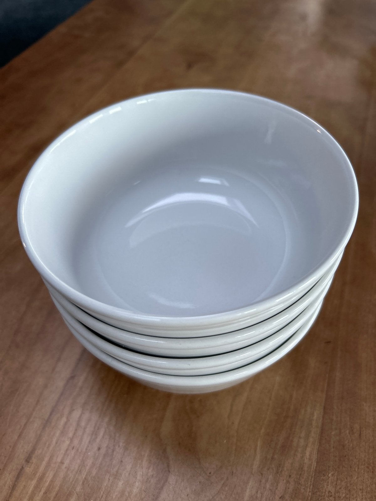 IKEA 4x Kommen - Wit, Zo goed als nieuw, Keramiek, IKEA, Ophalen of Verzenden, Zo goed als nieuw