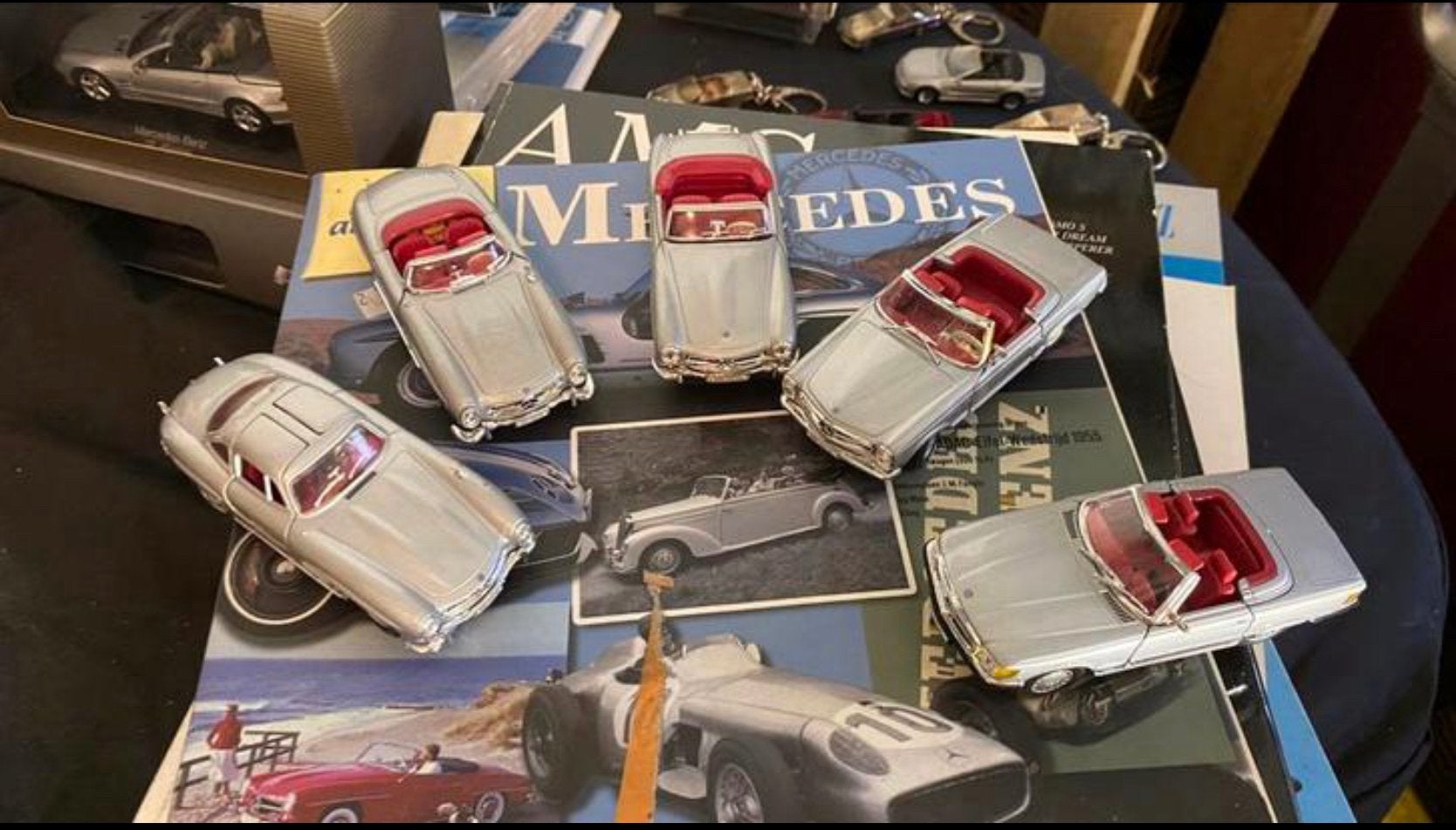 Mercedes-Benz Set, 5 verschillende SL modellen vaste prijs, Ophalen, Nieuw, Auto, MiniChamps