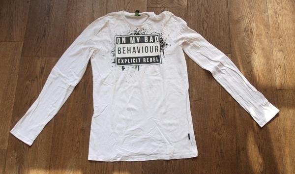 Witte Longsleeve Coolcat (170-176), Kinderen en Baby's, Kinderkleding | Maat 170, Gebruikt, Coolcat, Ophalen of Verzenden, Shirt of Longsleeve